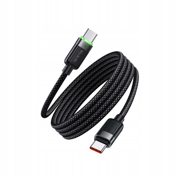 MCDODO USB-C SNABBLADDNINGSKABEL FÖR SAMSUNG APPLE USB TYP C 60W 1M LED