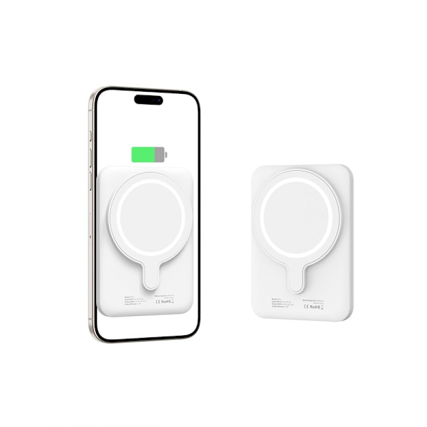TECH-PROTECT PB10 LIFEMAG MAGSAFE POWER BANK 5000MAH HVIT