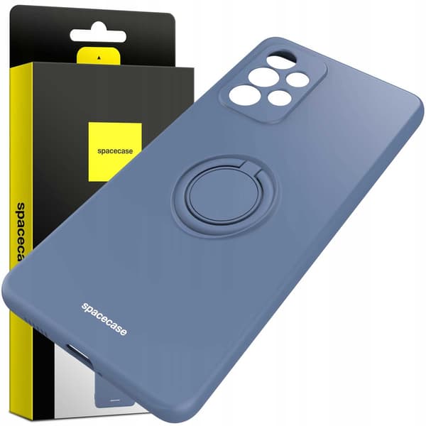 Spacecase Silikonecase Ring För Samsung Galaxy A53 5G Blue