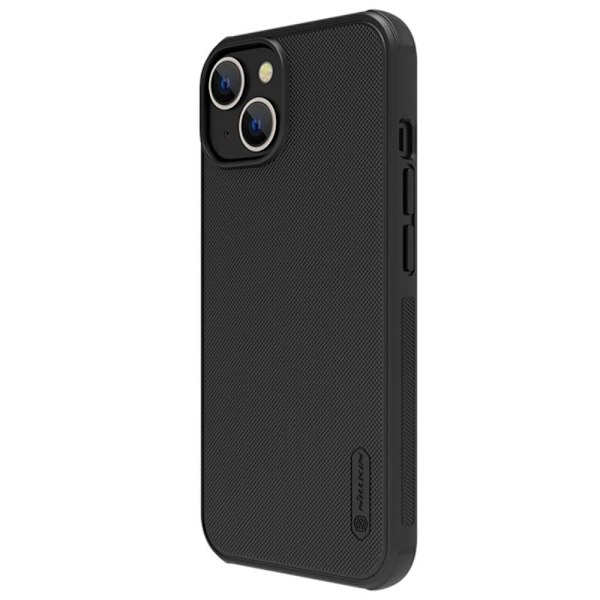 Nillkin Super Frosted Shield Pro beskyttelsesdeksel til iPhone 14 Plus bakdeksel svart