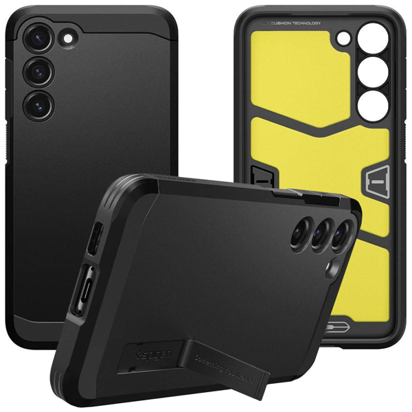 SPIGEN TOUGH ARMOUR ETUI TIL SAMSUNG GALAXY A55 5G - SORT