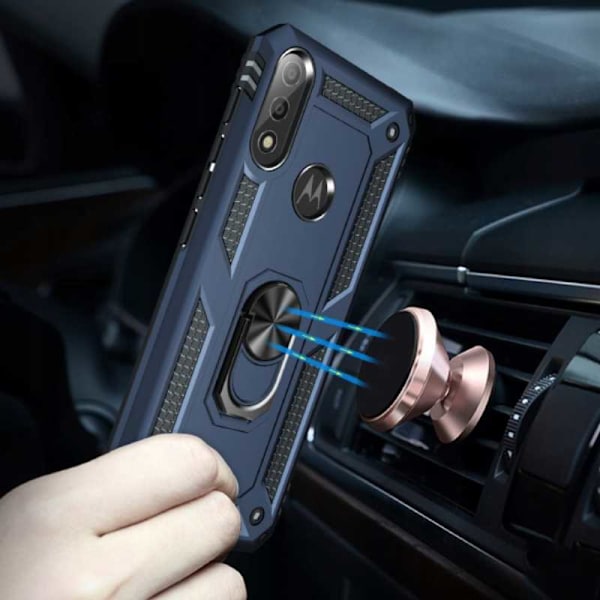 Spacecase Case Cover Till Motorola E7 E7I Power Blue