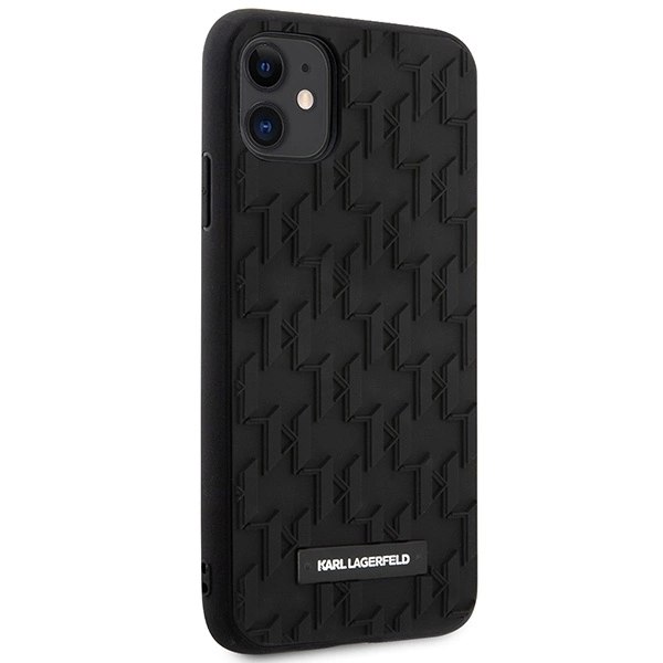 KARL LAGERFELD 3D MONOGRAM COVER TIL IPHONE 11 / XR - SORT