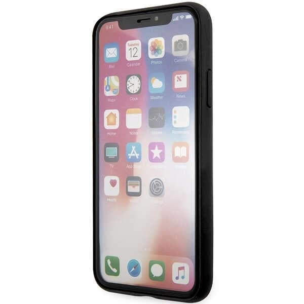 Guess GUHCPX4GMGGR iPhone X/XS grå/grå hårdfodral 4G Big Metal Logo