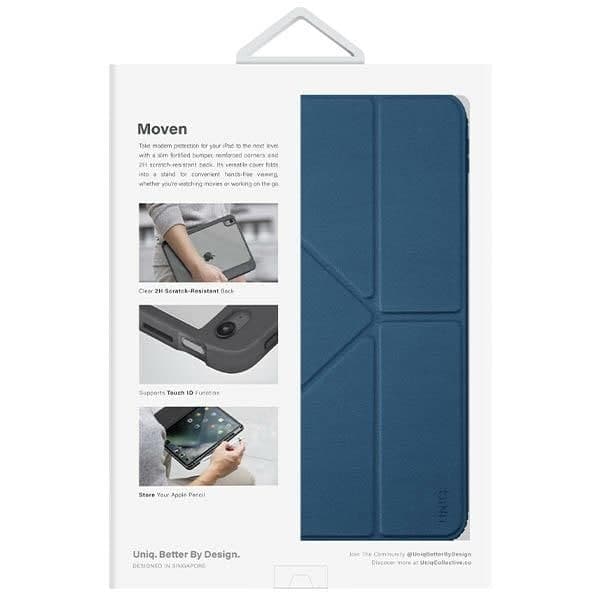 Uniq Move-deksel for iPad 10 generasjon (2022) blå/caprin blå