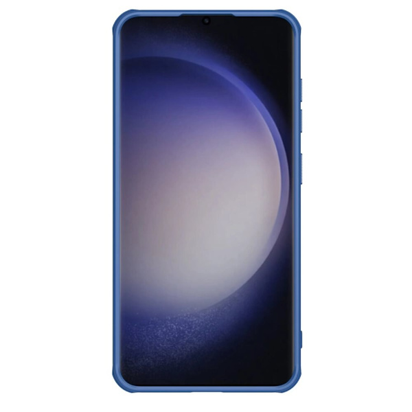 Nillkin Super Frosted Shield Pro Armor-deksel til Samsung Galaxy S24+ - Blå