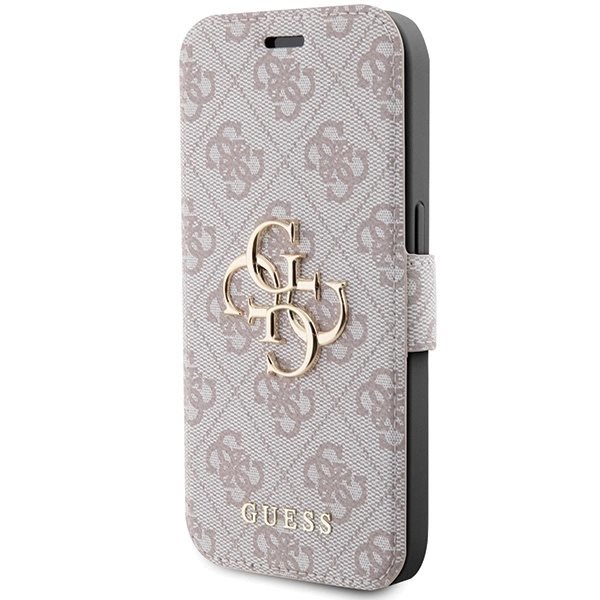 Guess 4G Metal Logo beskyttelsesdeksel til iPhone 15 Pro - rosa