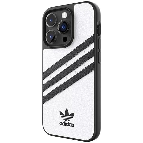 Adidas OR Molded Case PU for iPhone 14 Pro hvit-svart/hvit-svart 50190