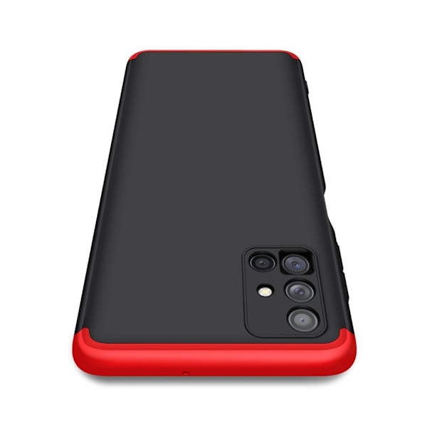 GKK CASE CASE FRONT + BAG TIL SAMSUNG GALAXY M51 SORT-RØD