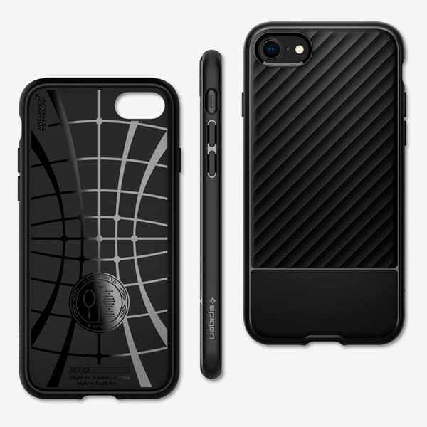 SPIGEN CORE ARMOR IPHONE 7 / 8 / SE 2020 / 2022 MATT SVART