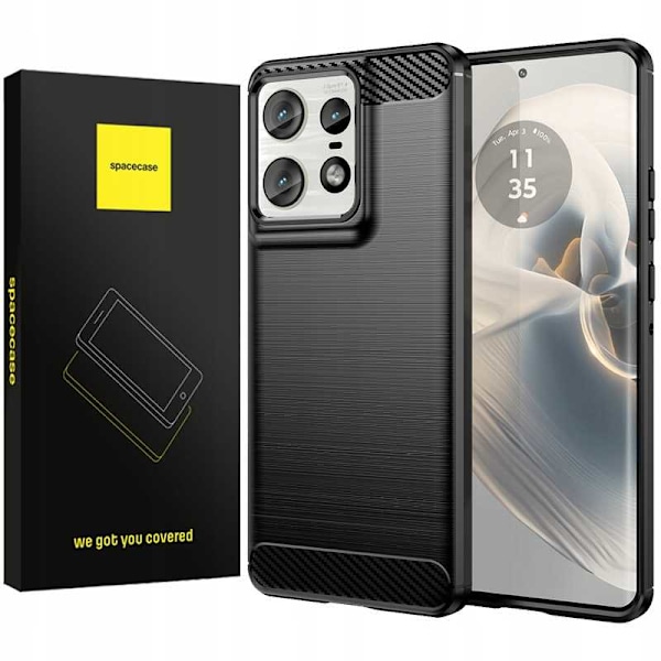 Spacecase Cover Kolhäll För Motorola Edge 50 Pro 5G Svart