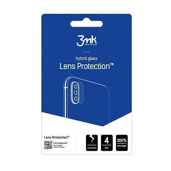 3mk Lens Protection™ hybridkameraglas för Xiaomi Redmi Note 13 Pro+