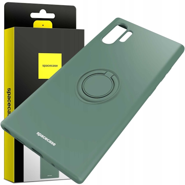 Spacecase Silikon Ringfodral För Samsung Galaxy Note 10+ Green