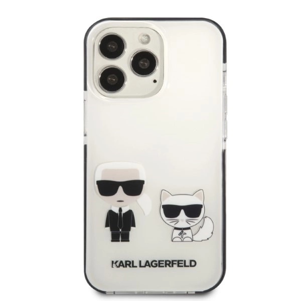 KARL LAGERFELD KARL&CHOUPETTE ETUI TIL IPHONE 13 PRO / IPHONE 13 - HVID