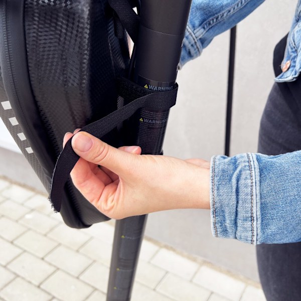 WOZINSKY VANDTÆT STYRTASKE? SCOOTERE SCOOTER TASKE? 3 L SORT (WSB4BK)