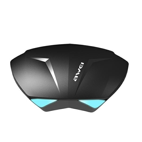 AWEI Bluetooth 5.0 T23 TWS hörlurar + gaming dockningsstation svart/svart
