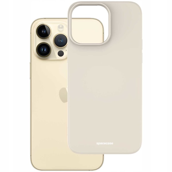 Spacecase Silikonfodral För Iphone 14 Pro Max Bone