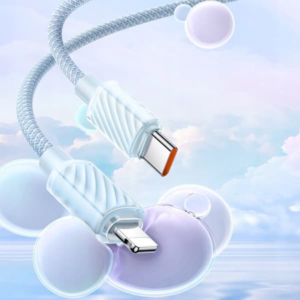 MCDODO LADDARE USB-C LIGHTNING-KABEL IPHONE 12 13 14 PRO 1M BLÅ