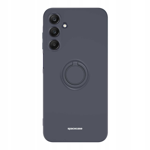 Spacecase Silikonecase Ring För Samsung Galaxy A25 5G Svart
