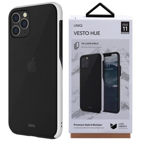 UNIQ Vesto Hue iPhone 11 Pro Max-deksel hvit/hvit
