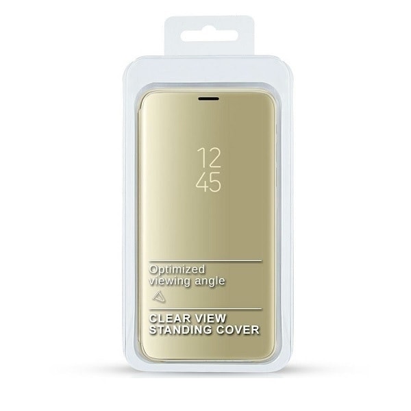 Clear View Xiaomi Mi 10 Pro fodral guld/guld