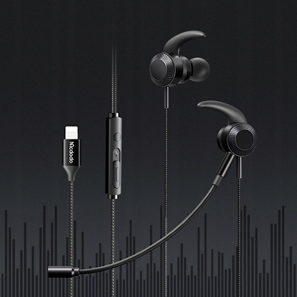 MCDODO IN-EAR TRÅDBUNDNA HÖRLURAR MED MIKROFON FÖR LIGHTNING IPHONE 13 14
