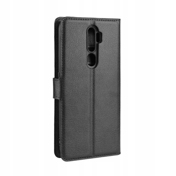 Litchi-Fodral För Oppo A9 2020 A5 2020 Svart