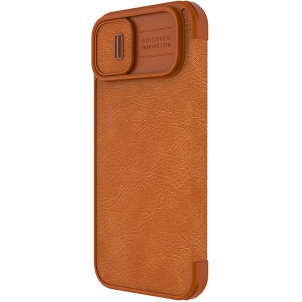 NILLKIN CASE CAMERA COVER TIL IPHONE 14+ BRUN