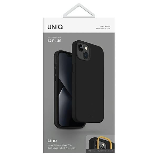 Uniq Lino beskyttelsesdeksel til iPhone 14 Plus - svart