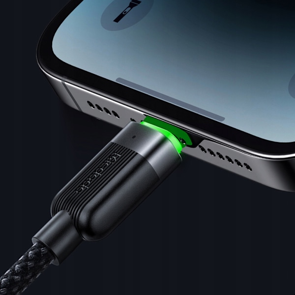 MCDODO LADDARE USB BLIXT SNABB LADDNINGSKABEL FÖR IPHONE 1M LED