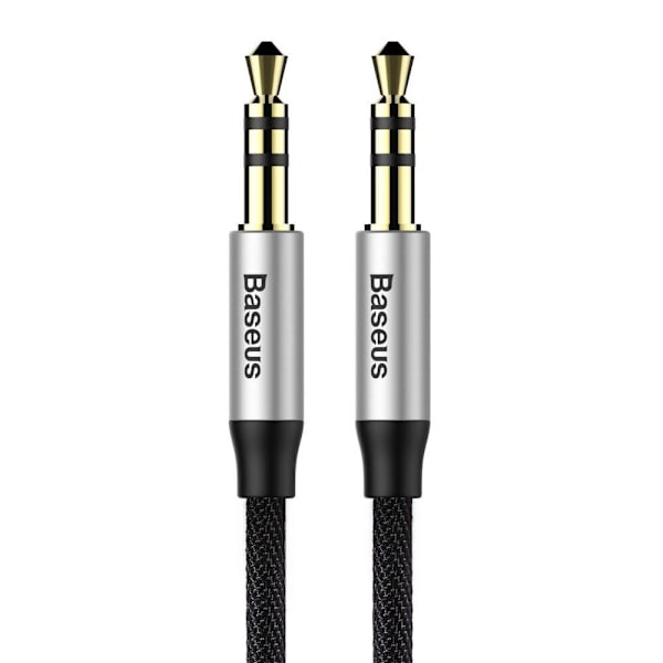 BASEUS M30 AUX KABEL 150cm SØLV/SORT