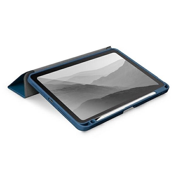 Uniq Moven-deksel for iPad Air 10.9 (2022/2020) Antimikrobiell blå/carpiblå