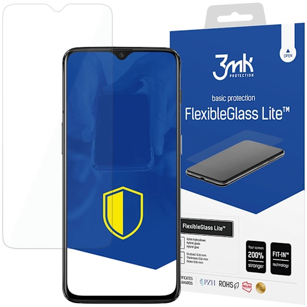 3MK FLEXIBLEGLASS LITE HYBRIDGLAS PÅ ONEPLUS 6T