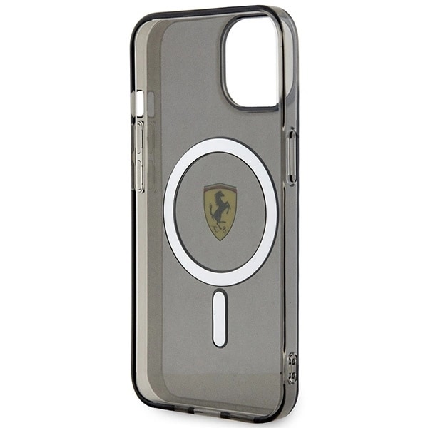 FERRARI TRANSLUCENT MAGSAFE ETUI TIL IPHONE 14 - SORT