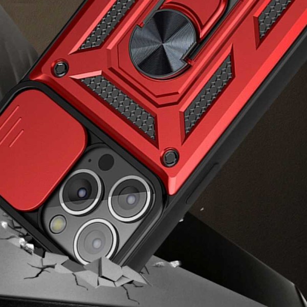 Spacecase Camring Iphone 14 Pro Rött Fodral Skydd