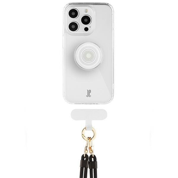 Fodral JE 3in1 PopGrip iPhone 15 Pro 6,1" transparent/klar 30525 (Just Elegance)