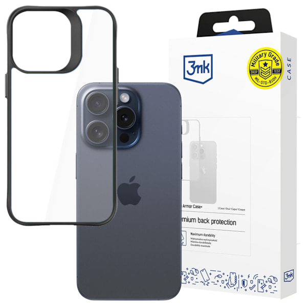 APPLE IPHONE 15 PRO MAX - 3MK SATIN ARMOR CASE+