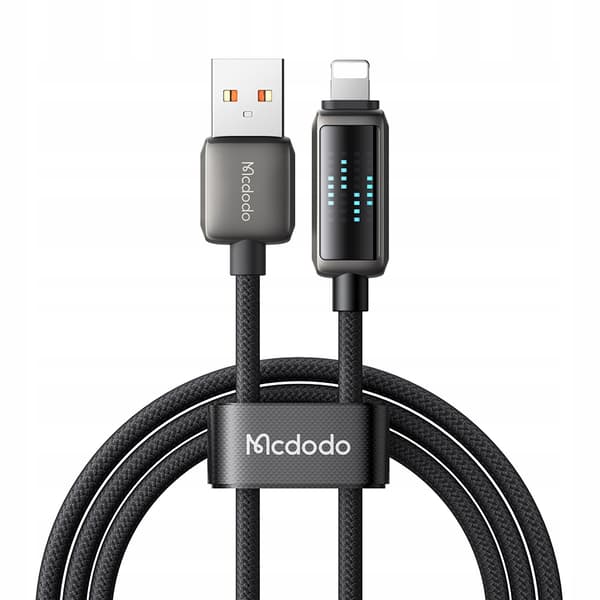 MCDODO LADDARE USB BLIXT SNABB LADDNINGSKABEL FÖR IPHONE 1M LED