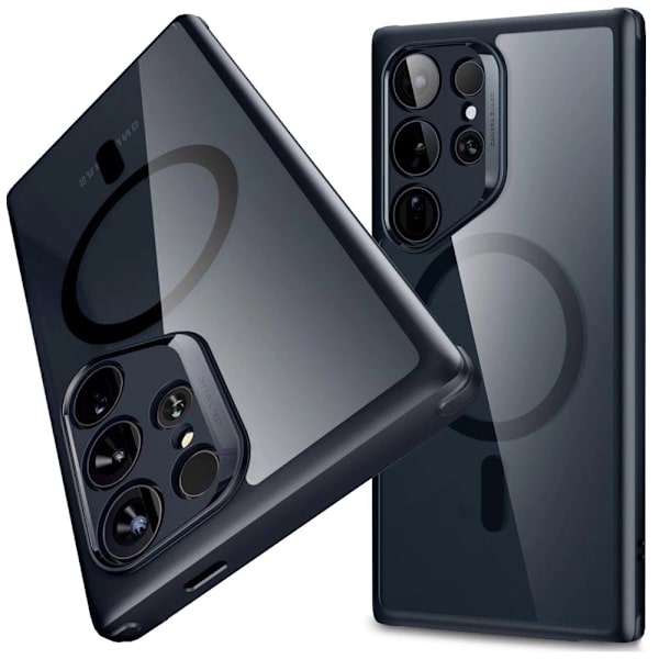 ESR CLASSIC HYBRID HALOLOCK ETUI TIL SAMSUNG GALAXY S24 ULTRA - MAT SORT