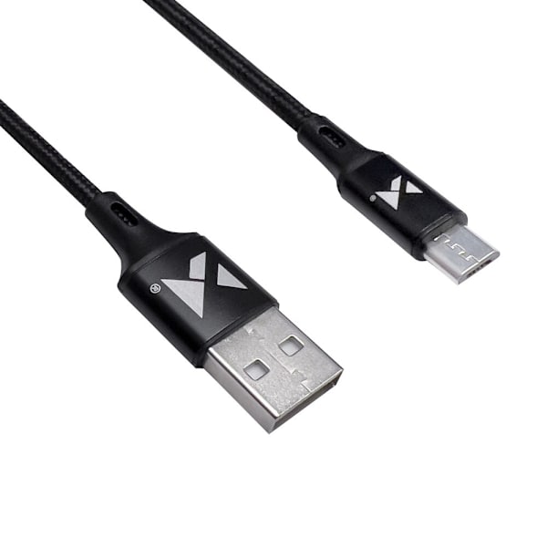 Wozinsky kabel USB - microUSB 2.4A 1m svart (WUC-M1B)