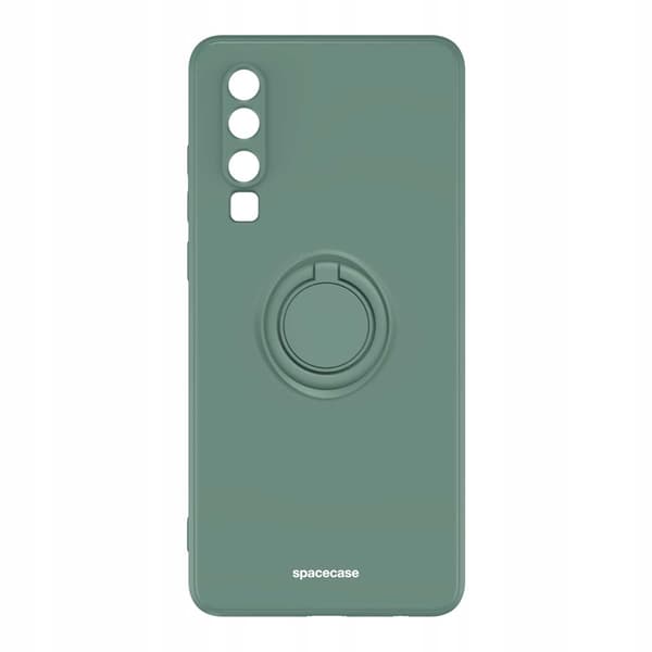 Spacecase Silikonecase Ring För Huawei P30 Green