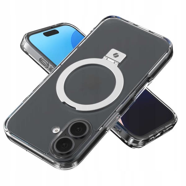 Spacecase Ring Pro Mag Clear Case För Iphone 16 För Magsafe 100 % Skydd