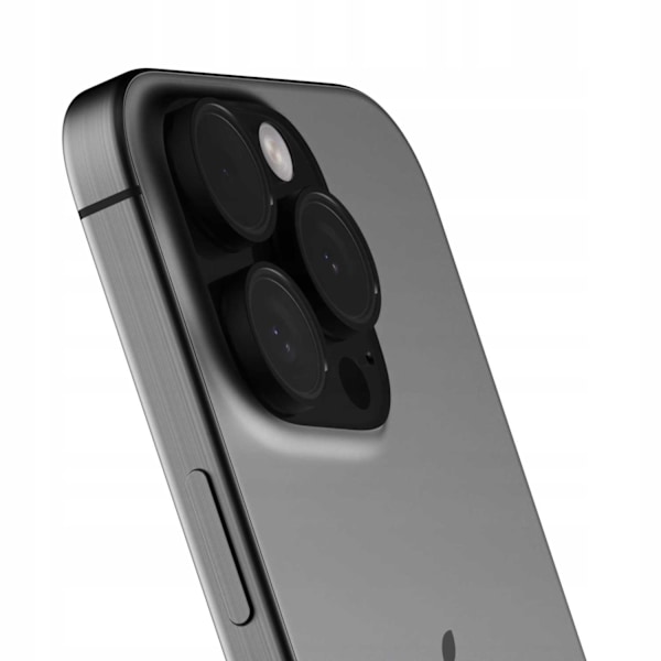 Spacecase Quickfit Härdat Glas För Iphone 15 Pro Max Black Camera