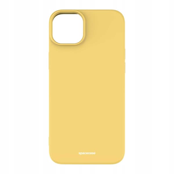 Spacecase Silikonfodral För Iphone 14 Plus Gul Skydd