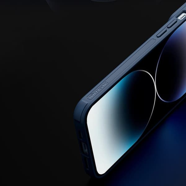 NILLKIN CASE CASE COVER COVER TIL IPHONE 14 PRO BLUE