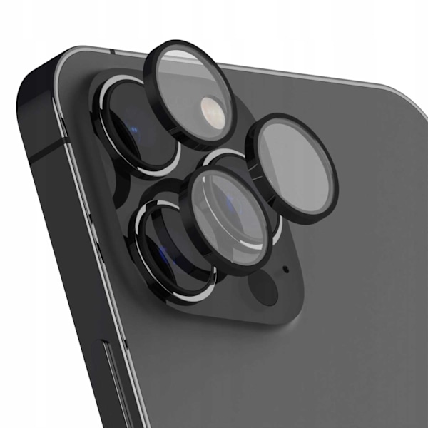 Spacecase Quickfit Härdat Glas För Iphone 13 Pro Max Black Camera