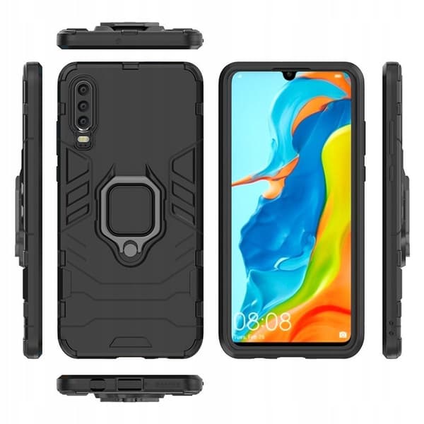 Spacecase Case Cover Till Huawei P30 X-Ring Black