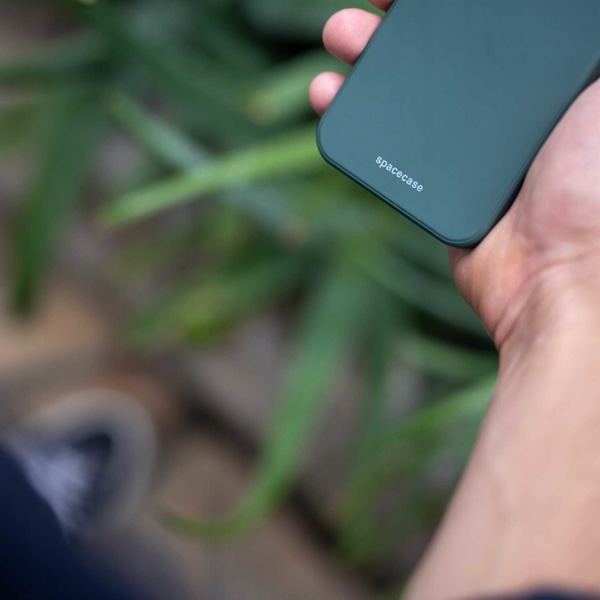 Spacecase Silikonfodral För Iphone 14 Pro Max Mörkgrön