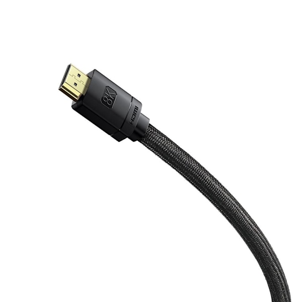 Baseus-kabel HDMI 2.1 8K 60 Hz 48 Gbps / 4K 120 Hz / 2K 144 Hz 3D eARC QMS Dynamic HDR VRR ALLM 3 m svart (CAKGQ-L01)