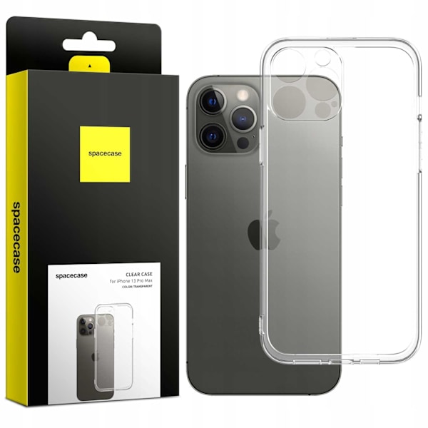 Spacecase Clear Case För Iphone 13 Pro Max Transparent Skydd